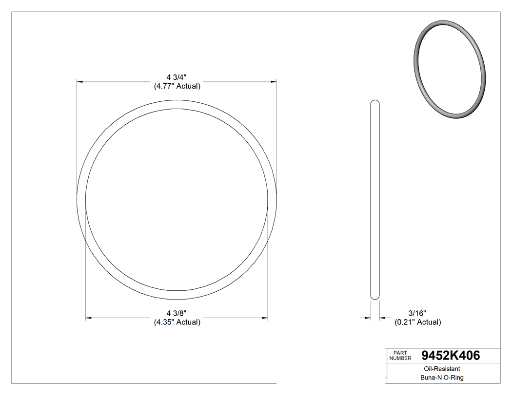 Technical drawing - 9452K406